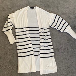 Express Striped Cardigan, Size XS